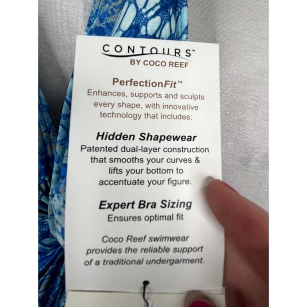 NWT Contours by Coco Reef Shapemaker Swimwear, size 12/36C - Picture 6 of 12